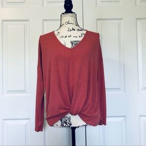 LOFT Knotted Dolman Top